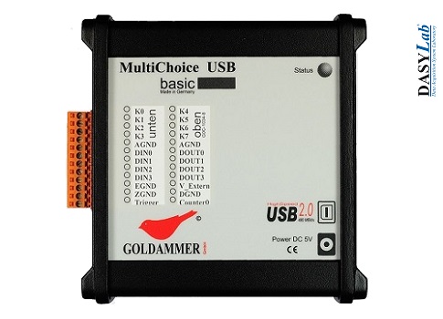 USB-Messkarte (8 Kanal) - simultane Erfassung mit Ihrer SPS möglich